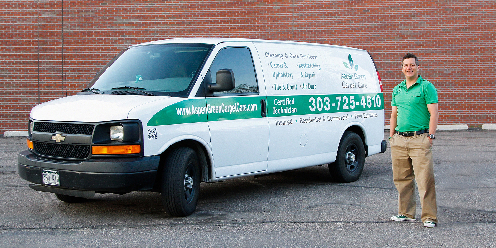 3. official company service van mobile of Aspen Green Carpet Care in Colorado